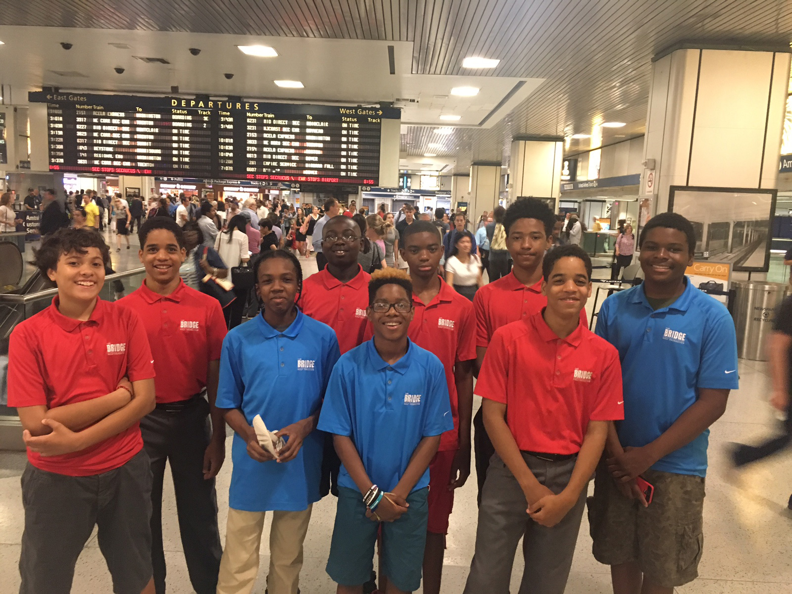 The trip started at Penn Station.