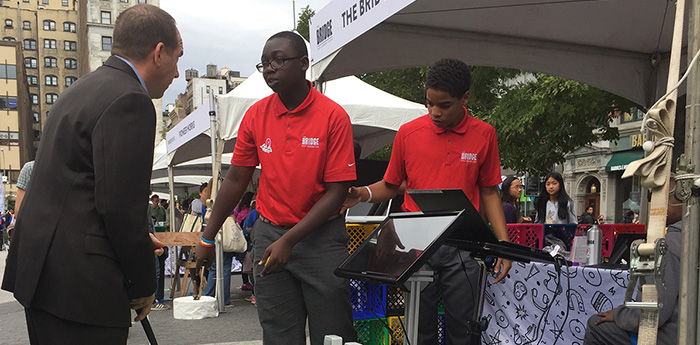 Bridge Golf Foundation at Google Geek Street Fair