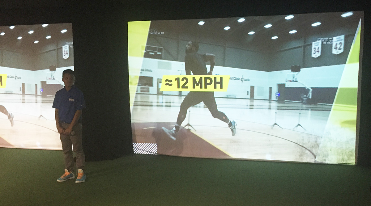 Christopher Chatman's presentation on Kyrie Irving included a video