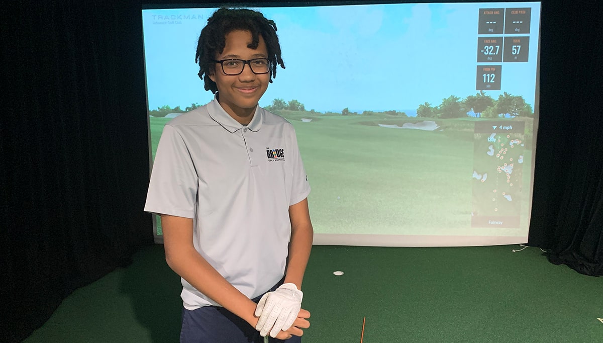 Santana Rojas at Bridge Golf Learning Center